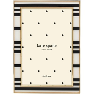 image:imagekate spade new york 897450 Sitting Pretty 5x7 Silver Glitter FrameFrame  4x6 Stripe