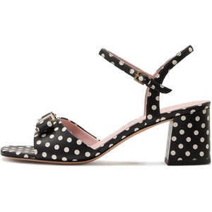 image:imagekate spade new york Bowdie Block Heel SandalBlack Polka Dot