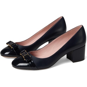 image:imagekate spade new york Bowdie Smooth Leather Ballet PumpCaptain Navy