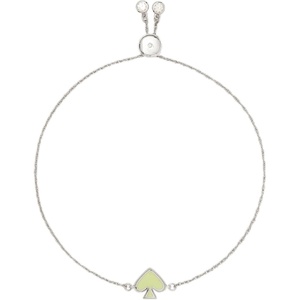 image:imagekate spade new york Everyday Spade Slider BraceletBosc PearSilver Enamel