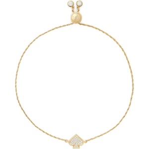 image:imagekate spade new york Everyday Spade Slider BraceletClearGold Pave