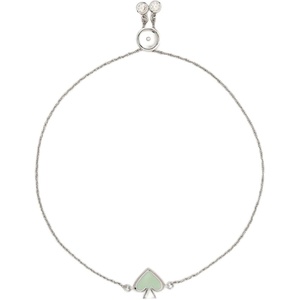 image:imagekate spade new york Everyday Spade Slider BraceletGreenSilver