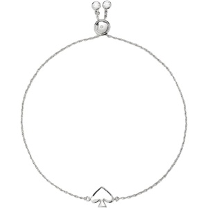 image:imagekate spade new york Everyday Spade Slider BraceletSilver Enamel