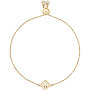 image:imagekate spade new york Everyday Spade Slider BraceletWhite Enamel