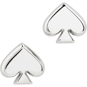 image:imagekate spade new york Everyday Spade StudsSilver Enamel