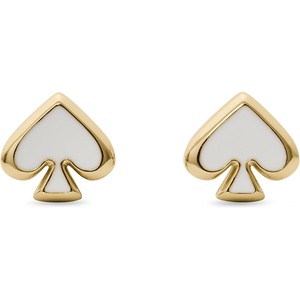 image:imagekate spade new york Everyday Spade StudsWhite Enamel