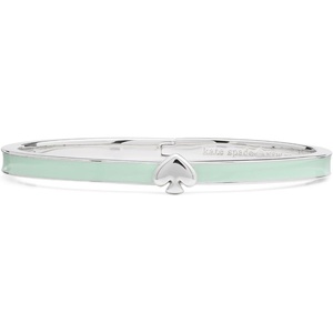 image:imagekate spade new york Everyday Spade Thin Enamel BangleGreenSilver