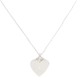 image:imagekate spade new york Fine Jewelry Meant To Be Pearl and Diamond PendantSilver Heart
