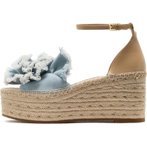 image:imagekate spade new york Flourish Denim Espadrille Wedge SandalsDenimWalnut Shell