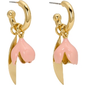 image:imagekate spade new york Golden Bloom Drop EarringsPink Drop