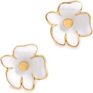 image:imagekate spade new york Golden Bloom Flower StudsWhite