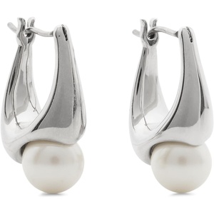 image:imagekate spade new york Harmony StudsCreamSilver Huggies
