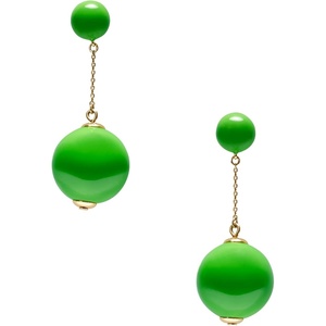 image:imagekate spade new york Have a Ball Linear EarringsKate Spade Green