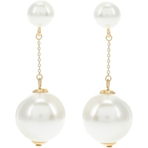 image:imagekate spade new york Have a Ball Linear EarringsWhite Multi