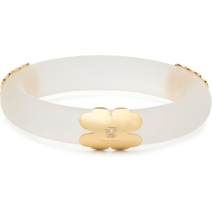 image:imagekate spade new york Heritage Bloom Hinged BangleClearGold