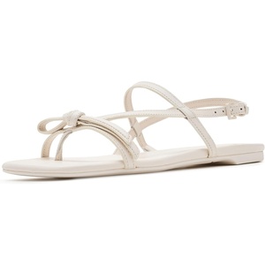 image:imagekate spade new york Loop Smooth Leather Flat SandalCream