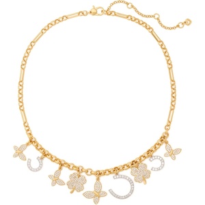 image:imagekate spade new york Lucky Charm NecklaceClear MultiTwo Tone