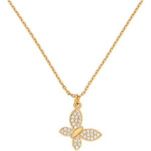 image:imagekate spade new york Lucky Charm NecklaceClearGold Butterfly