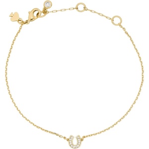 image:imagekate spade new york Mini BraceletClearGold Horseshoe