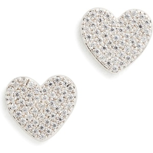 image:imagekate spade new york Mini StudsClearSilver Heart