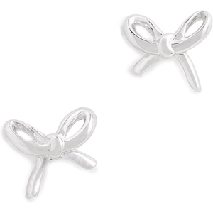 image:imagekate spade new york Mini StudsSilver Girlie Pearlie Bow