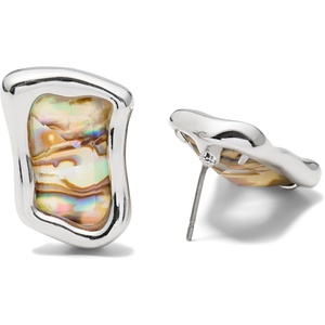 image:imagekate spade new york Molten Glass Statement StudsAbaloneSilver