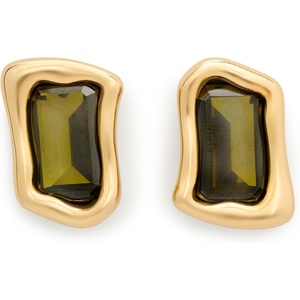 image:imagekate spade new york Molten Glass Statement StudsGreenGold
