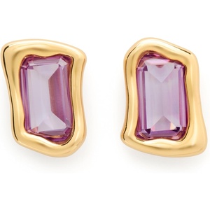 image:imagekate spade new york Molten Glass Statement StudsLight Amethyst
