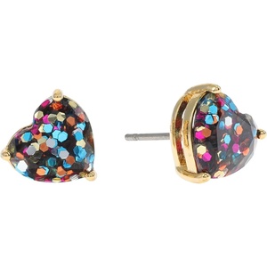 image:imagekate spade new york My Love Glitter Heart Studs Multi Glitter One Size