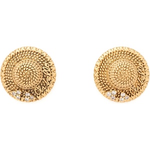 image:imagekate spade new york Out Of Office StudsClearGold Straw Hat
