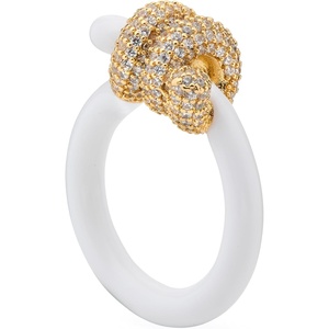image:imagekate spade new york Ropes amp Knots RingClearWhite