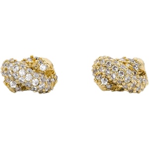 image:imagekate spade new york Sailors Knot StudsClearGold Pave