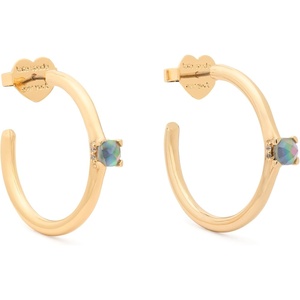 image:imagekate spade new york Set in Stone HoopsAbaloneGold