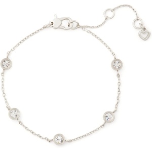 image:imagekate spade new york Set in Stone Metal Hinged BangleClearSilver