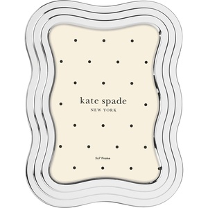 image:imagekate spade new york South Street Picture Frame Silver 5 x 7 Wavy