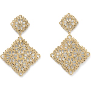 image:imagekate spade new york Spade Flower Lace Drop EarringsGold