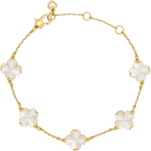 image:imagekate spade new york Spade Flower Pave Scatter BraceletMother Of Pearl
