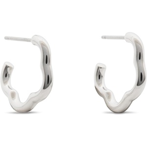 image:imagekate spade new york Wave EarringsSilver Huggies