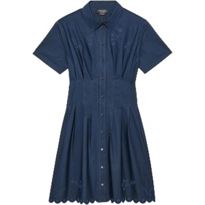 image:imagekate spade new york Womens Broderie Anglaise Mini ShirtdressBlazer Blue