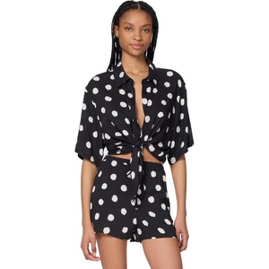 image:imagekate spade new york Womens Cover Up ShirtBlack