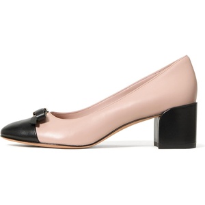 image:imagekate spade new york Womens Deco Bow Smooth Leather Ballet PumpPale VellumBlack