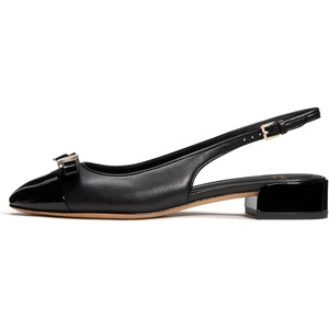 image:imagekate spade new york Womens Deco Bow Smooth Leather Slingback PumpBlack