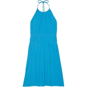 image:imagekate spade new york Womens Drapey Halter Mini DressCatamaran Blue