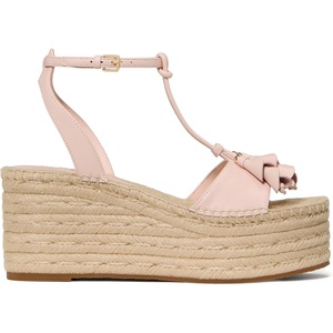 image:imagekate spade new york Womens Lily Smooth Leather Espadrille Wedge SandalMorning Beach