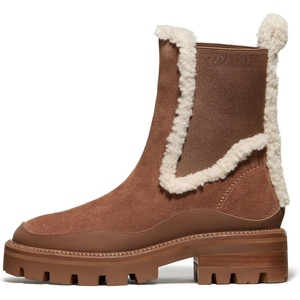 image:imagekate spade new york Womens London Shearling Chelsea BootHot Chocolate