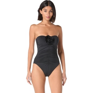 image:imagekate spade new york Womens Rosette Bandeau One PieceBlack