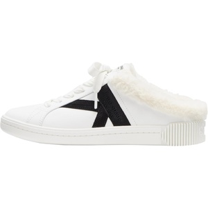 image:imagekate spade new york Womens Signature Lace Up Mule SneakerTrue WhiteBlack