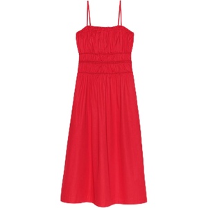 image:imagekate spade new york Womens Smocked Strapless Midi DressHot Cinnamon