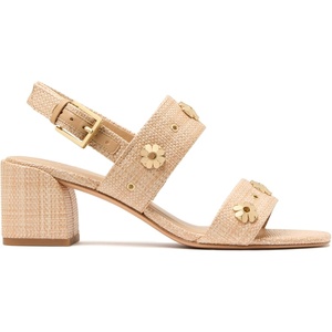 image:imagekate spade new york Womens Spade Flower Stud Block Heel SandalsIvory