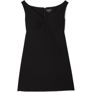 image:imagekate spade new york Womens VNeck Mini DressBlack